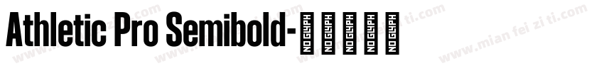 Athletic Pro Semibold字体转换